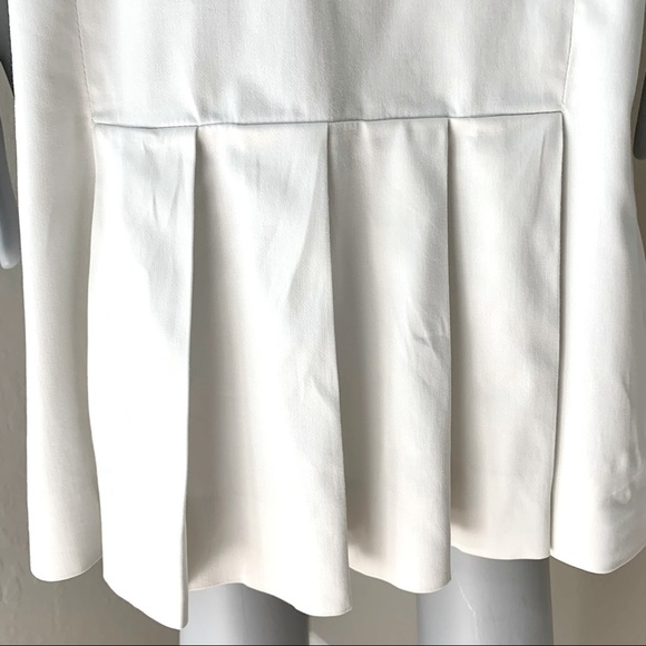 MARC BY MARC JACOBS Pencil Skirt With Pleats on Back 100% Cotton Sateen White - Picture 7 of 13